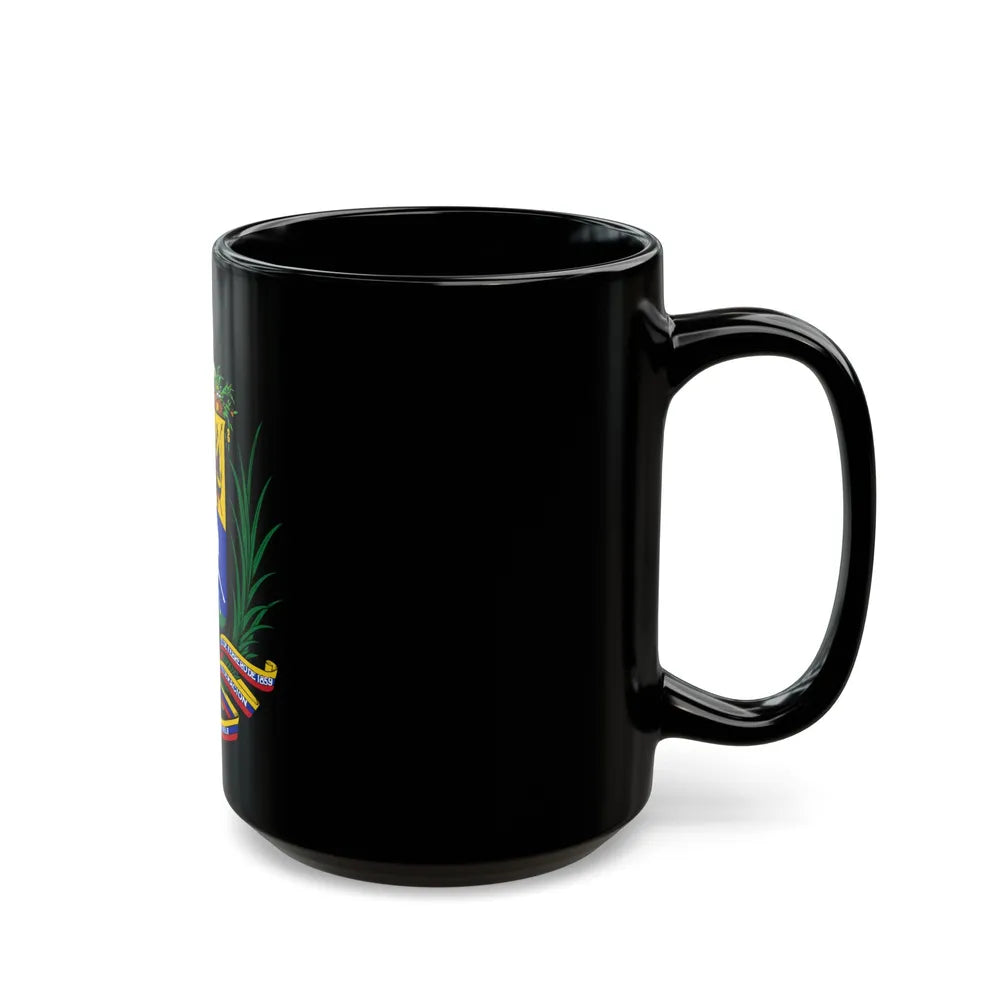 Coat of arms of Venezuela (1954-2006) - Black Coffee Mug-Go Mug Yourself