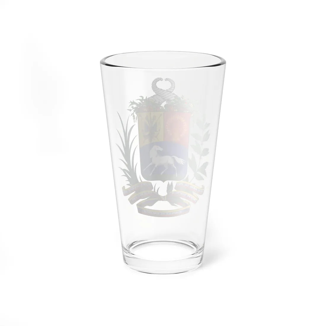 Coat of arms of Venezuela 1954-2006 (Venezuela) (Coat of Arms) Pint Glass 16oz - Go Mug Yourself