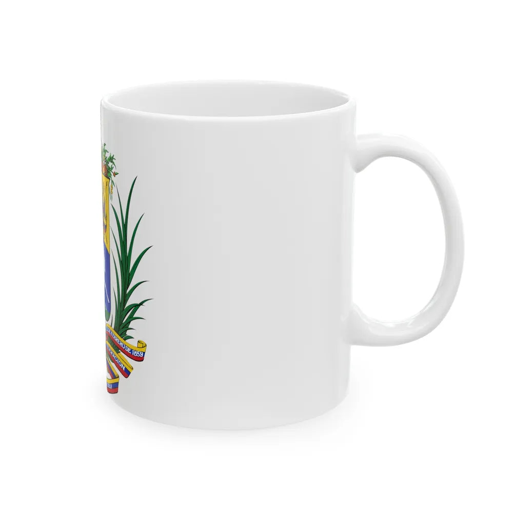 Coat of arms of Venezuela (1954-2006) - White Coffee Mug-Go Mug Yourself