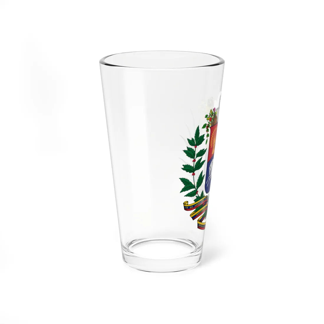 Coat of arms of Venezuela 2 (Venezuela) (Coat of Arms) Pint Glass 16oz - Go Mug Yourself