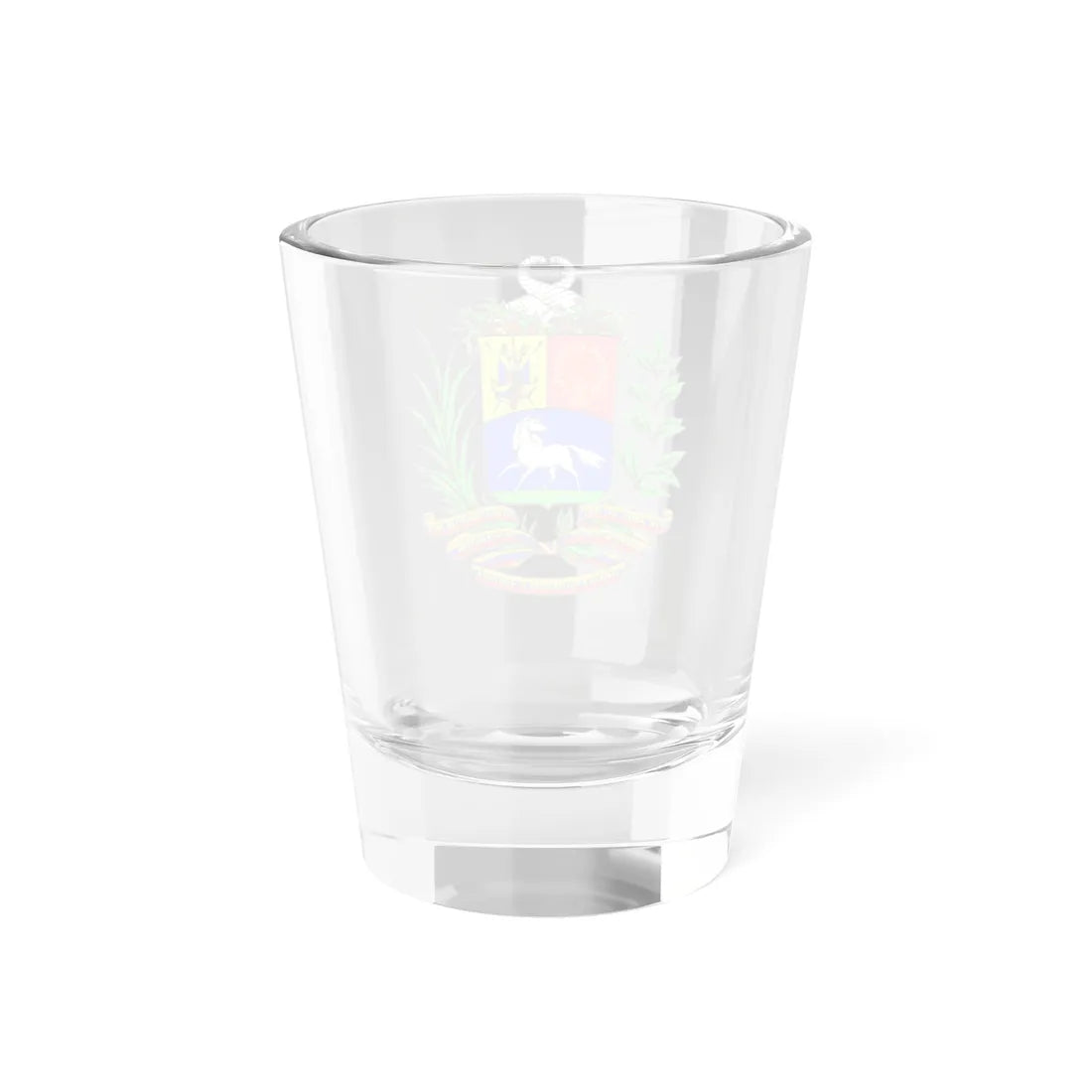 Coat of arms of Venezuela before 2006 (Venezuela) (Coat of Arms) Shot Glass 1.5oz - Go Mug Yourself