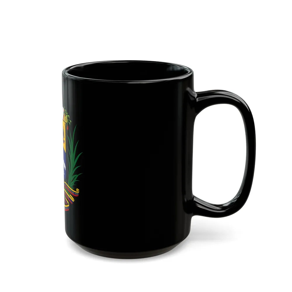 Coat of arms of Venezuela - Black Coffee Mug-Go Mug Yourself