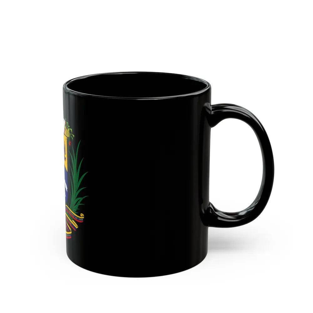 Coat of arms of Venezuela - Black Coffee Mug-Go Mug Yourself