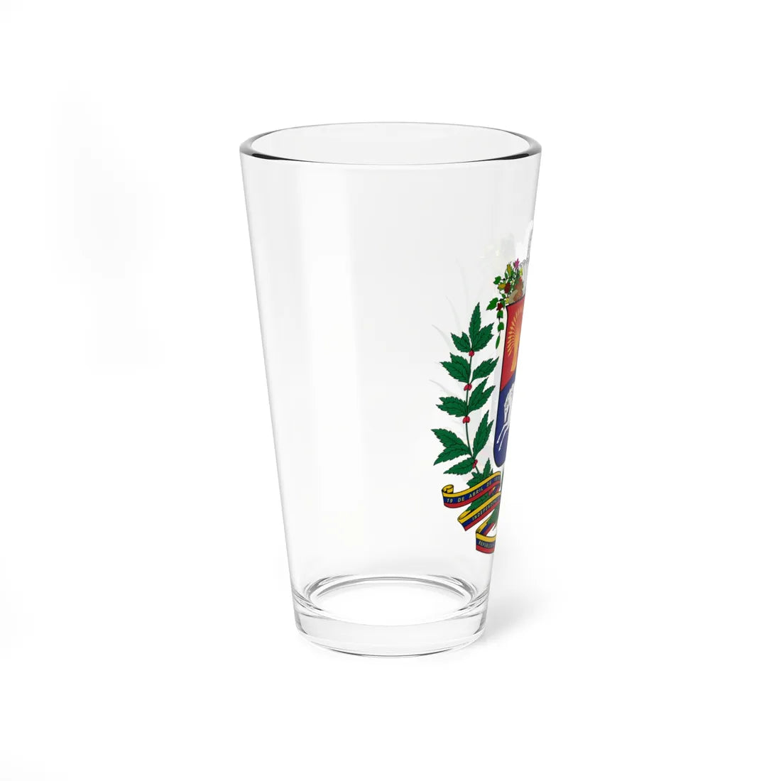 Coat of arms of Venezuela (Venezuela) (Coat of Arms) Pint Glass 16oz - Go Mug Yourself