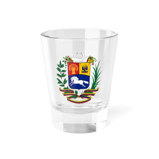 Coat of arms of Venezuela (Venezuela) (Coat of Arms) Shot Glass 1.5oz 1.5oz - Go Mug Yourself