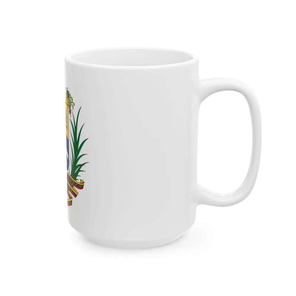 Coat of arms of Venezuela - White Coffee Mug-Go Mug Yourself