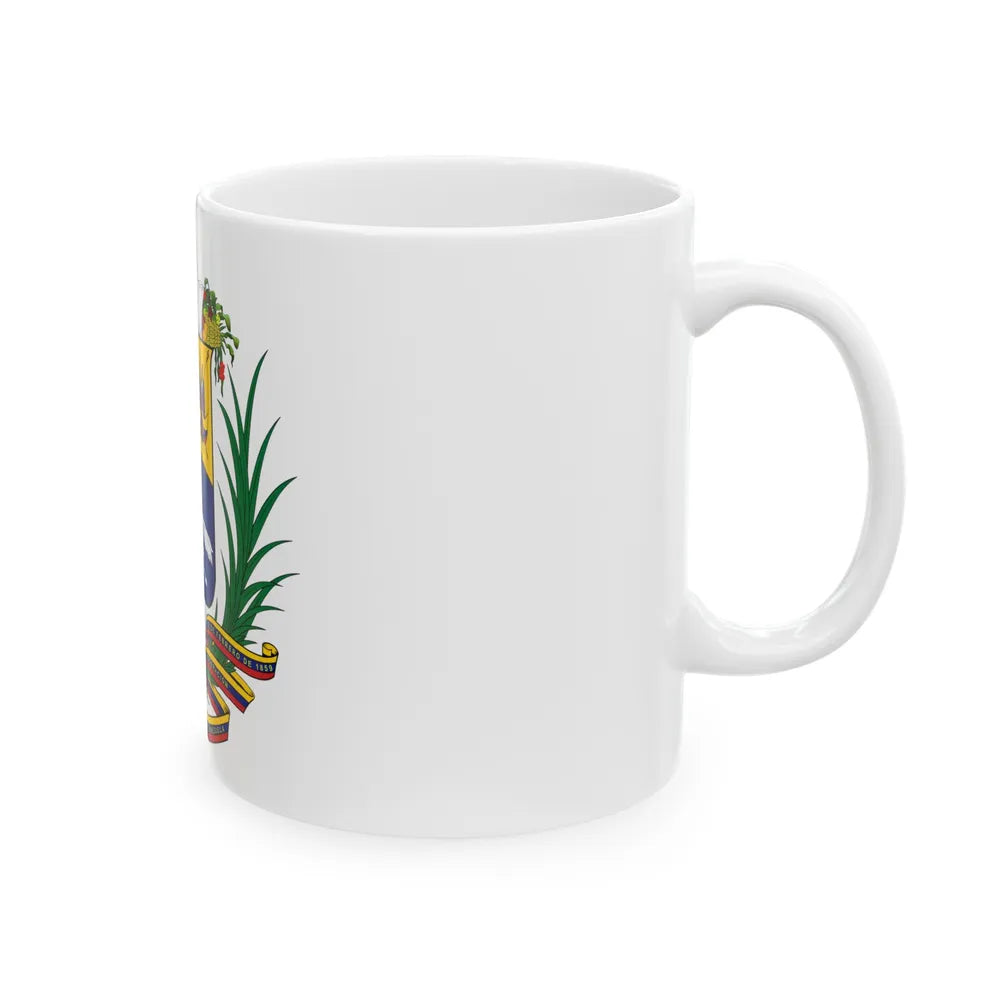 Coat of arms of Venezuela - White Coffee Mug-Go Mug Yourself