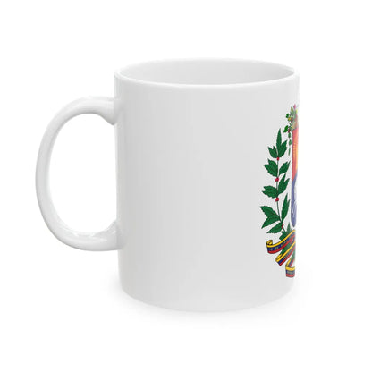 Coat of arms of Venezuela - White Coffee Mug-Go Mug Yourself