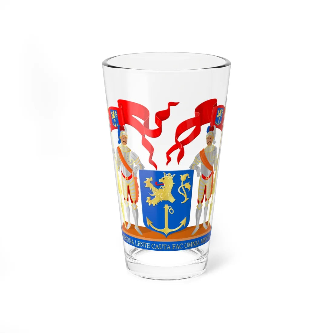 Coat of arms of Venlo (Netherlands) (Coat of Arms) Pint Glass 16oz 16oz - Go Mug Yourself