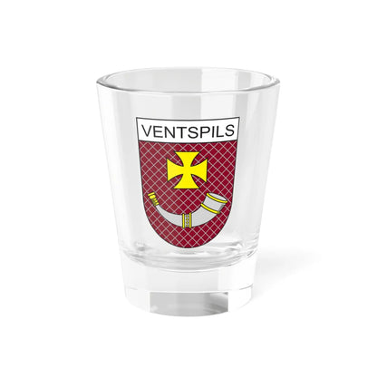 Coat of Arms of Ventspils (Latvia) (Coat of Arms) Shot Glass 1.5oz 1.5oz - Go Mug Yourself
