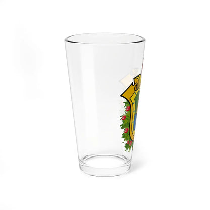 Coat of arms of Veracruz (Mexico) (Coat of Arms) Pint Glass 16oz - Go Mug Yourself