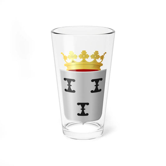 Coat of arms of Vianen Utrecht (Netherlands) (Coat of Arms) Pint Glass 16oz 16oz - Go Mug Yourself