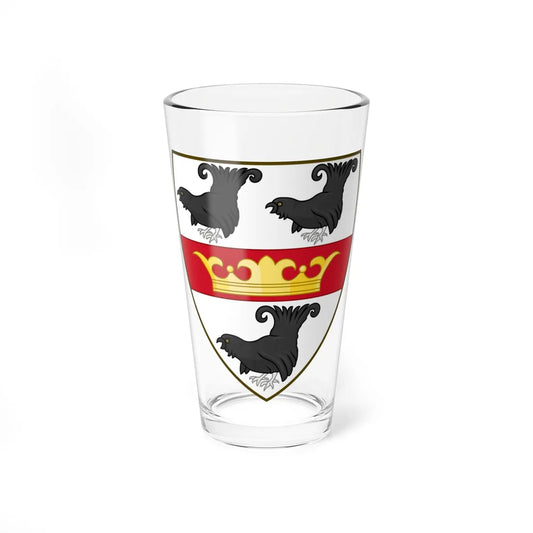 Coat of arms of Viborg County 1959-1977 (Denmark) (Coat of Arms) Pint Glass 16oz 16oz - Go Mug Yourself