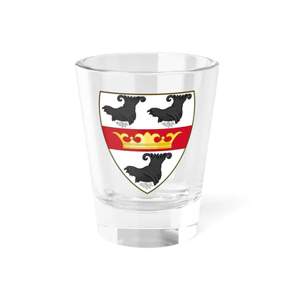 Coat of arms of Viborg County 1959-1977 (Denmark) (Coat of Arms) Shot Glass 1.5oz 1.5oz - Go Mug Yourself