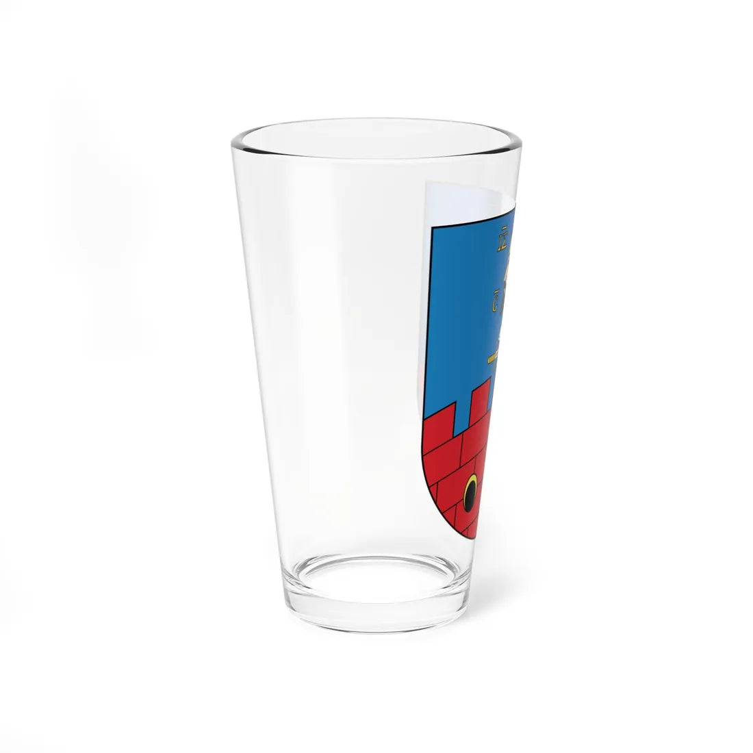 Coat of Arms of Viciebsk Rajon (Belarus) (Coat of Arms) Pint Glass 16oz - Go Mug Yourself