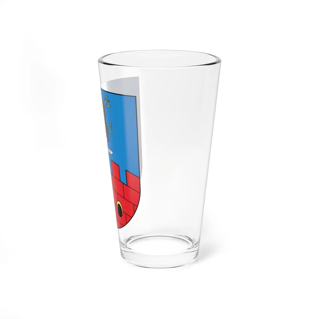 Coat of Arms of Viciebsk Rajon (Belarus) (Coat of Arms) Pint Glass 16oz - Go Mug Yourself