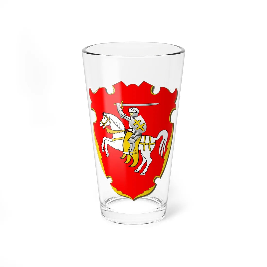 Coat of Arms of Viciebsk Voivodeship (Belarus) (Coat of Arms) Pint Glass 16oz 16oz - Go Mug Yourself