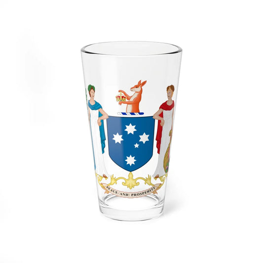 Coat of Arms of Victoria 1910-1974 (Australia) (Coat of Arms) Pint Glass 16oz 16oz - Go Mug Yourself