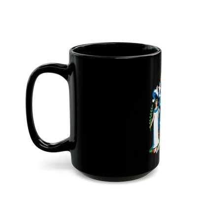 Coat of Arms of Victoria - Black Coffee Mug-Go Mug Yourself