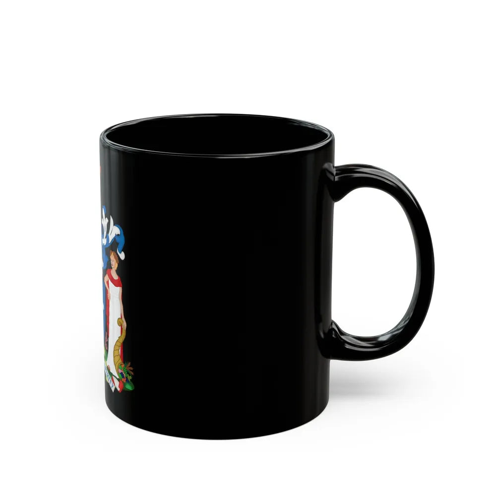 Coat of Arms of Victoria - Black Coffee Mug-Go Mug Yourself