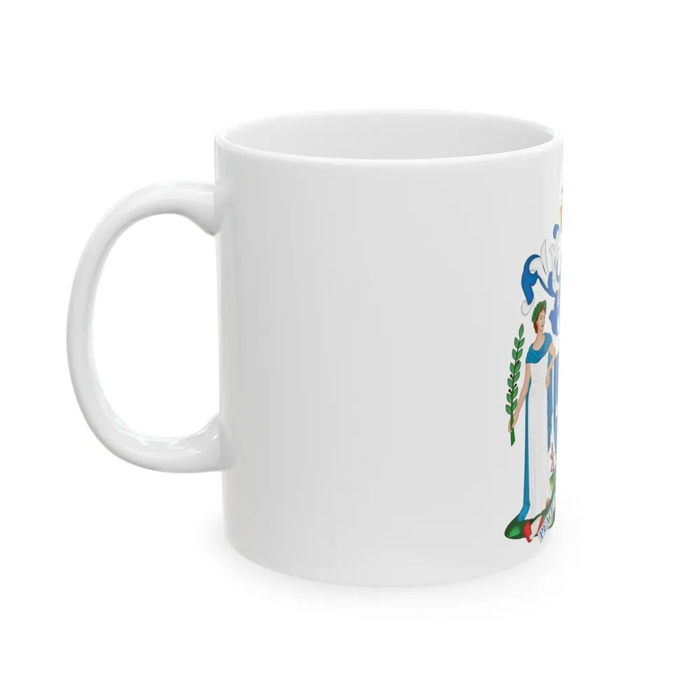 Coat of Arms of Victoria - White Coffee Mug-Go Mug Yourself