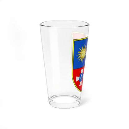 Coat of Arms of Vinnytsia Oblast (Ukraine) (Coat of Arms) Pint Glass 16oz - Go Mug Yourself