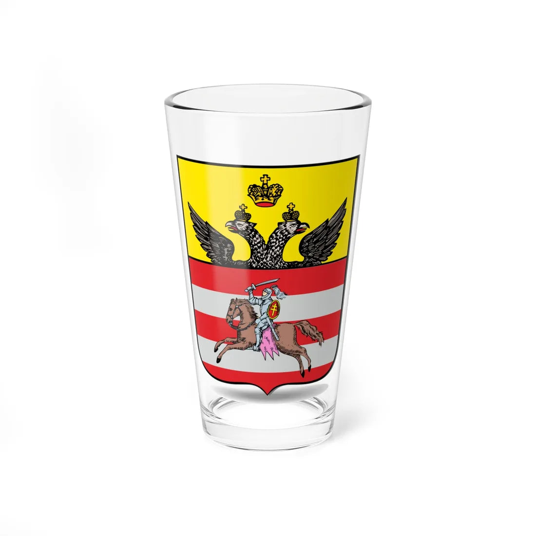 Coat of arms of Vitebsk 1781 (Russia) (Coat of Arms) Pint Glass 16oz 16oz - Go Mug Yourself