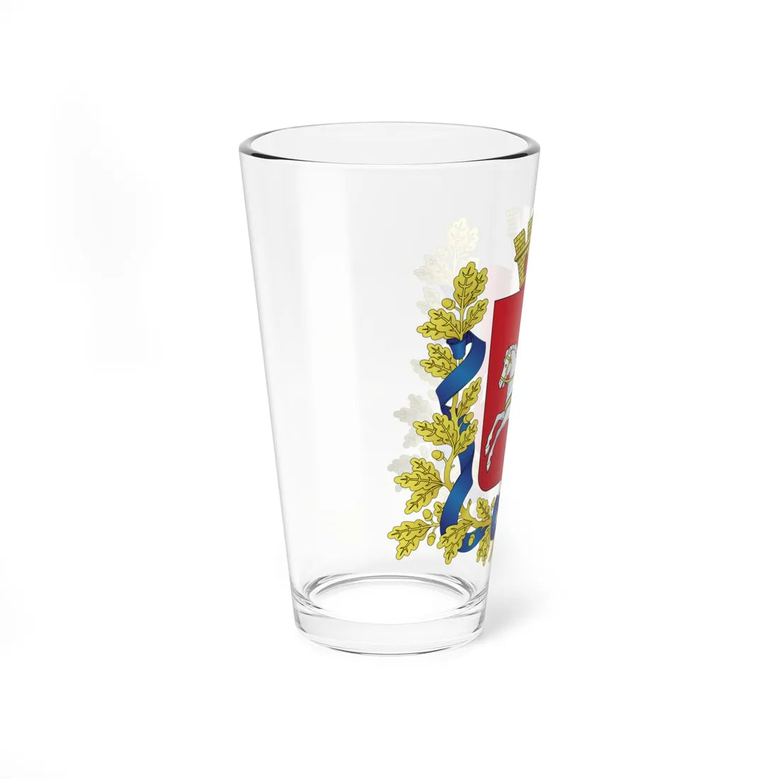 Coat of Arms of Vitsebsk Voblasts (Belarus) (Coat of Arms) Pint Glass 16oz - Go Mug Yourself