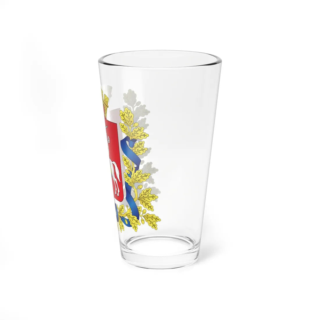 Coat of Arms of Vitsebsk Voblasts (Belarus) (Coat of Arms) Pint Glass 16oz - Go Mug Yourself