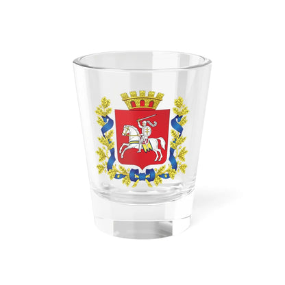 Coat of Arms of Vitsebsk Voblasts (Belarus) (Coat of Arms) Shot Glass 1.5oz 1.5oz - Go Mug Yourself