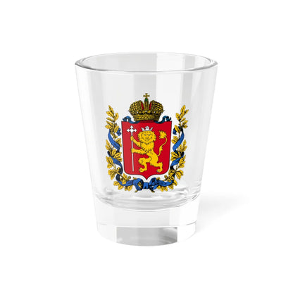 Coat of Arms of Vladimir gubernia 1856 (Russia) (Coat of Arms) Shot Glass 1.5oz 1.5oz - Go Mug Yourself