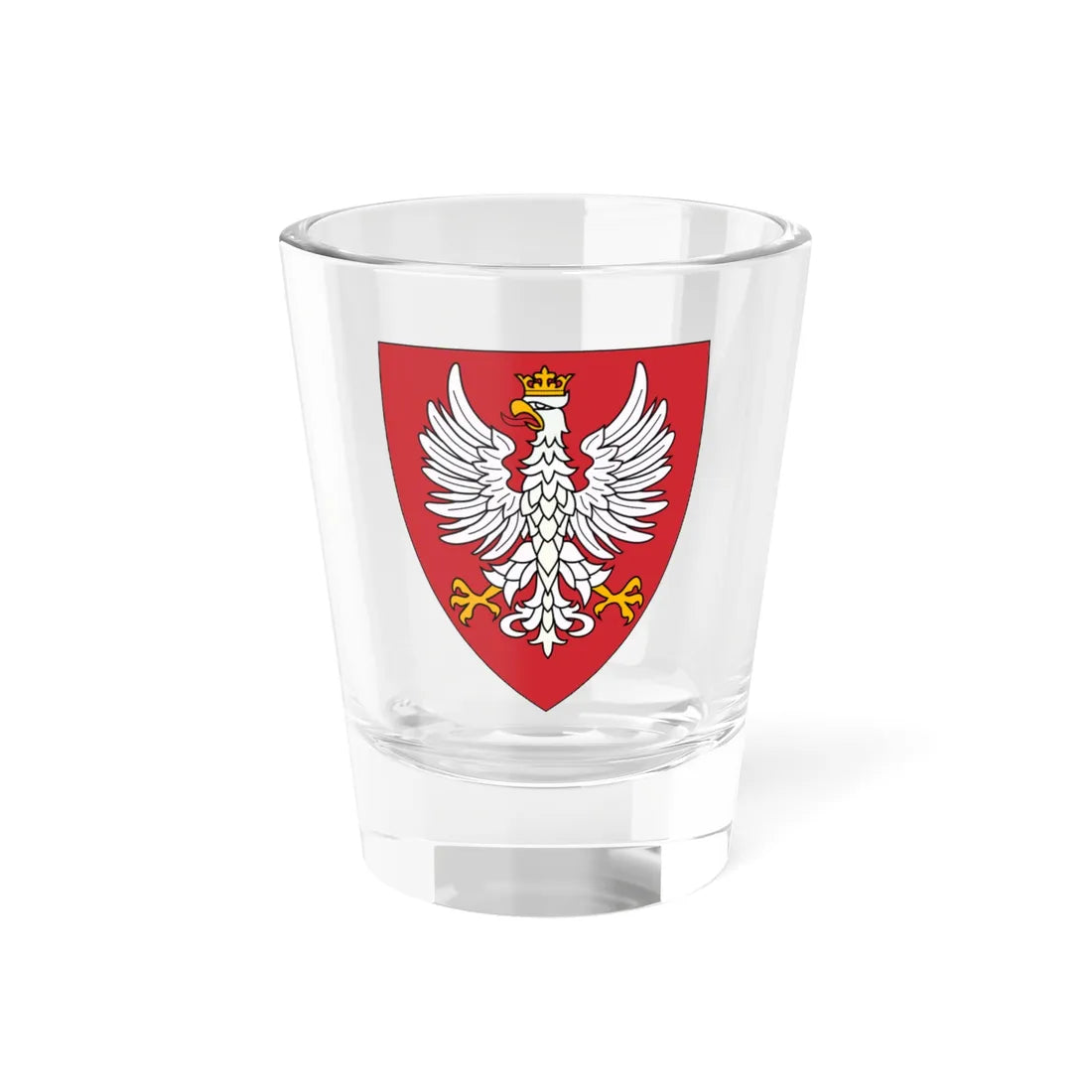Coat of Arms of Vladislav Jagiello (Poland) (Coat of Arms) Shot Glass 1.5oz 1.5oz - Go Mug Yourself