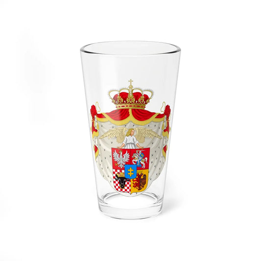 Coat of Arms of Vladislav Warnenczyk (Lithuania) (Coat of Arms) Pint Glass 16oz 16oz - Go Mug Yourself