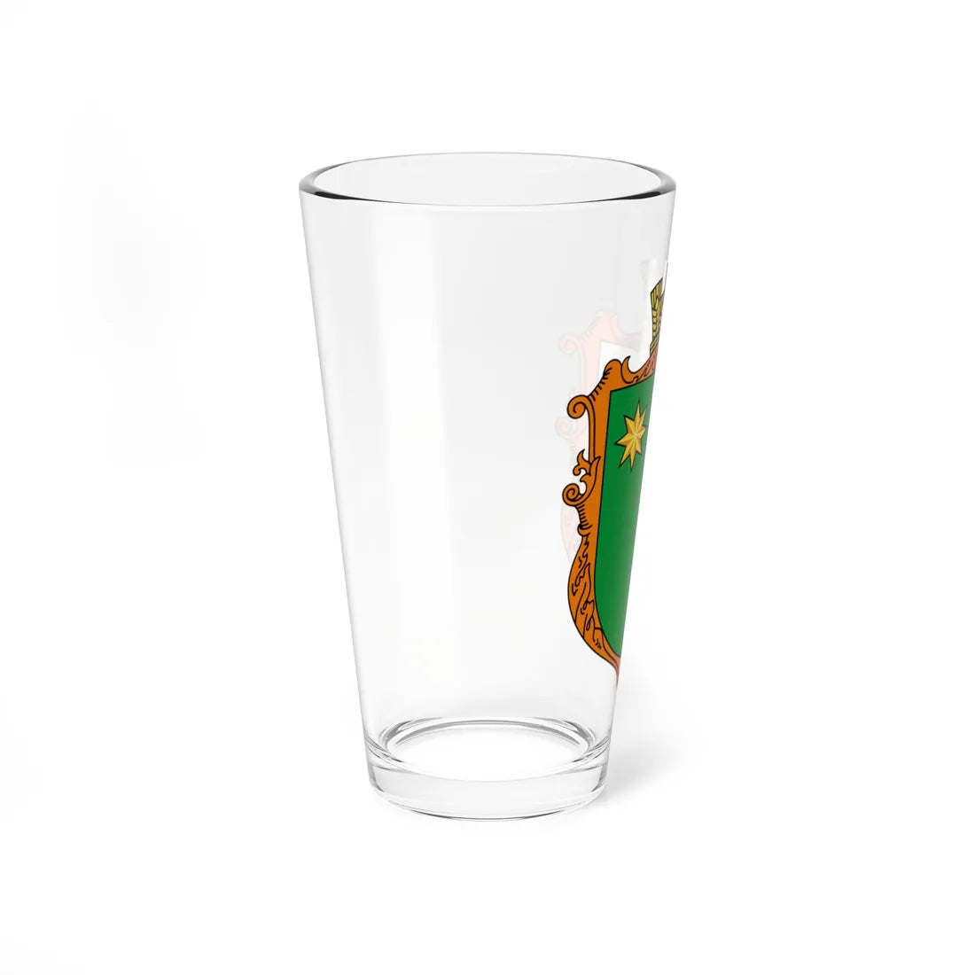Coat of Arms of Volia Sambir district (Ukraine) (Coat of Arms) Pint Glass 16oz - Go Mug Yourself