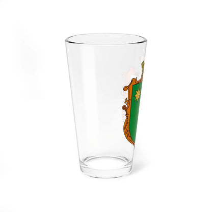 Coat of Arms of Volia Sambir district (Ukraine) (Coat of Arms) Pint Glass 16oz - Go Mug Yourself