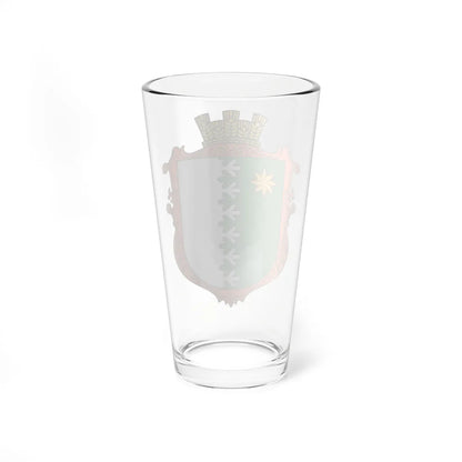 Coat of Arms of Volia Sambir district (Ukraine) (Coat of Arms) Pint Glass 16oz - Go Mug Yourself