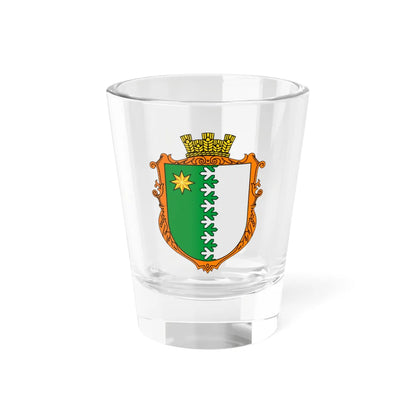 Coat of Arms of Volia Sambir district (Ukraine) (Coat of Arms) Shot Glass 1.5oz 1.5oz - Go Mug Yourself