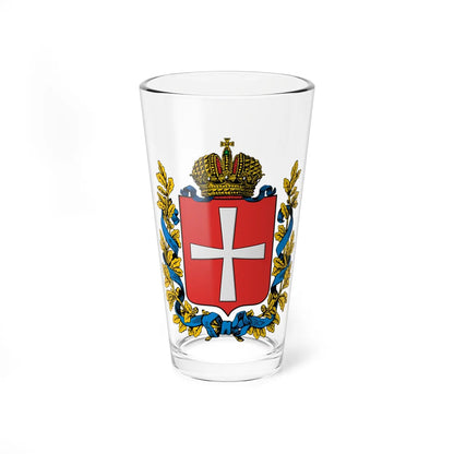 Coat of arms of Volyn Governorate (Russia) (Coat of Arms) Pint Glass 16oz 16oz - Go Mug Yourself