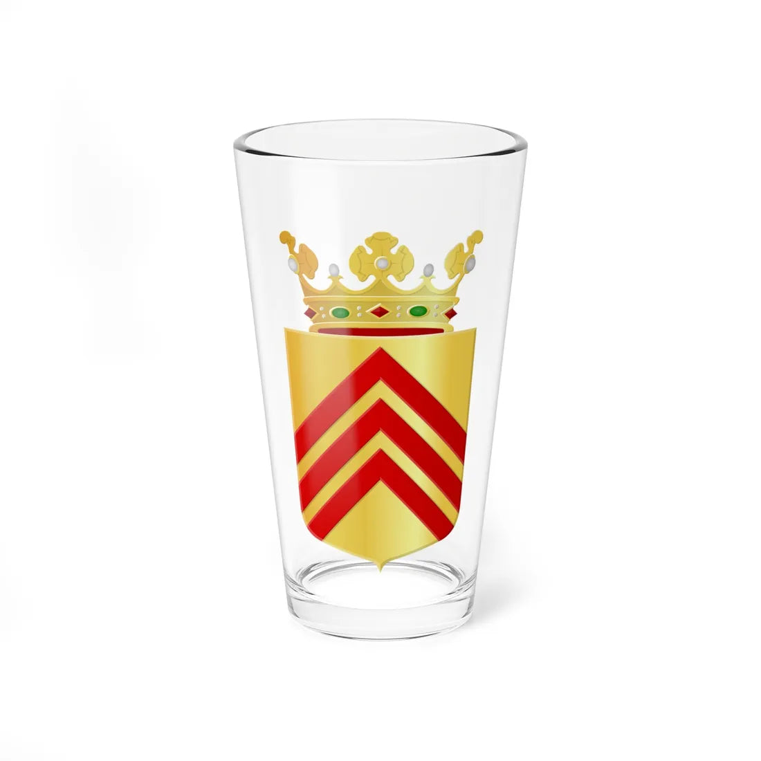 Coat of arms of Voorst (Netherlands) (Coat of Arms) Pint Glass 16oz 16oz - Go Mug Yourself