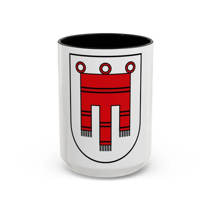 Coat of Arms of Vorarlberg Austria - Accent Coffee Mug 15oz Black - Go Mug Yourself