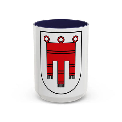 Coat of Arms of Vorarlberg Austria - Accent Coffee Mug 15oz Navy - Go Mug Yourself