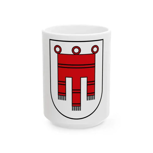 Coat of Arms of Vorarlberg Austria - White Coffee Mug 15oz - Go Mug Yourself