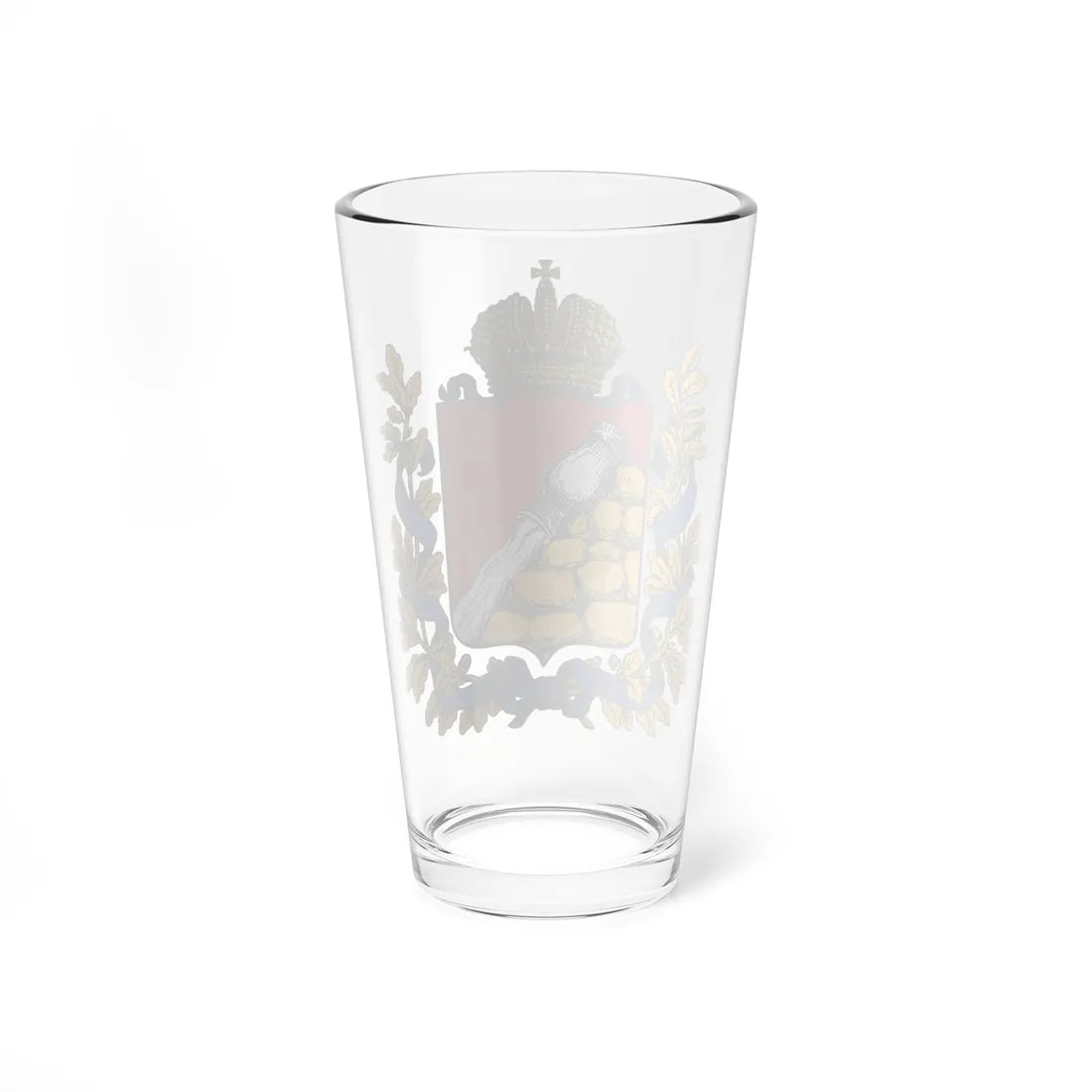 Coat of arms of Voronezh Governorate 1878 (Russia) (Coat of Arms) Pint Glass 16oz - Go Mug Yourself