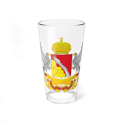 Coat of arms of Voronezh Oblast (Russia) (Coat of Arms) Pint Glass 16oz 16oz - Go Mug Yourself