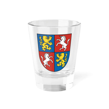 Coat of Arms of Vrútky (Slovakia) (Coat of Arms) Shot Glass 1.5oz 1.5oz - Go Mug Yourself