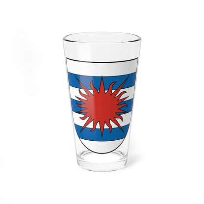Coat of Arms of Vyšné Hágy (Slovakia) (Coat of Arms) Pint Glass 16oz 16oz - Go Mug Yourself