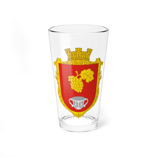 Coat of Arms of Vynnychky (Ukraine) (Coat of Arms) Pint Glass 16oz 16oz - Go Mug Yourself