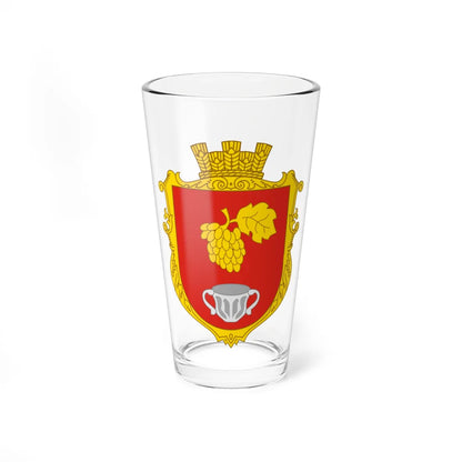 Coat of Arms of Vynnychky (Ukraine) (Coat of Arms) Pint Glass 16oz - Go Mug Yourself