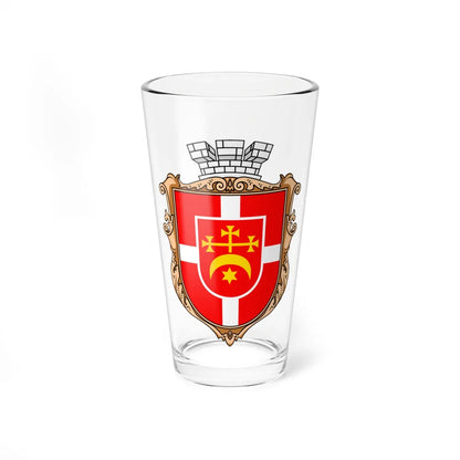 Coat of arms of Vyshnivets (Ukraine) (Coat of Arms) Pint Glass 16oz 16oz - Go Mug Yourself