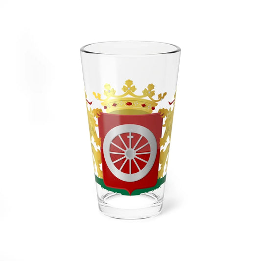 Coat of arms of Wageningen (Netherlands) (Coat of Arms) Pint Glass 16oz 16oz - Go Mug Yourself